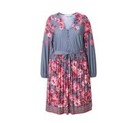 MIAMODA women's plus size dress A-line floral print long sleeve 835736