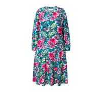 MIAMODA women's plus size midi dress floral pattern double hem flounce 841142