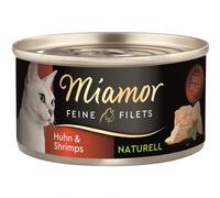Miamor Can Fine Fillets Natural Chicken & Shrimps 48 X 80 G