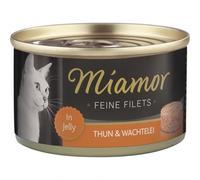 Miamor Can Fine Fillets Tuna & Quail Egg 24 X 100 G