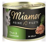 Miamor Can Fine Fillets Tuna & Vegetables 12 x 185 g (17,97€/kg)