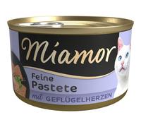 Miamor Can Pate Chicken Hearts 12 x 85 G (18,53 €/ KG)