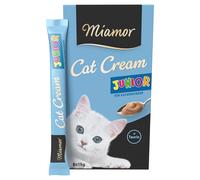 MIAMOR Cat Cream Junior - cat treats - 6 x 15g