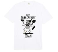 MIAN - Cool Boy Name with Cute Devil - Born to Misbehave Comfort Colors Adult Heavyweight T-Shirt