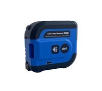 Miangerrn 2-in-1 Digital Tape Measure with 60m Laser Level Tool, Blue & Black Distance Measuring Laser for Area, Volume, Pythagorean Calculations, Includes Digital Spirit Level