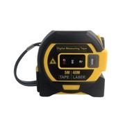 Miangerrn Almighty Ruler 3-in-1 Laser Tape Measure - 40m Laser Rangefinder with Crossline & 5m Digital Tape, Area/Volume/Trigonometry Calc