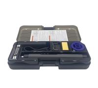 Miangerrn Mini Digital Display Soldering Iron Kit, USB Rechargeable Portable Soldering Tool - Complete Set with Solder Wire, Flux, Sponge & Carry Case for Electronics Projects