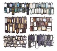 MIANRUII Pack of 120 Antique Stickers for Scrapbooking, Vintage Stickers for Scrapbooking, DIY Crafts, Waterproof Journaling Supplies & Junk Journal Ephemera, with Sticker Organiser