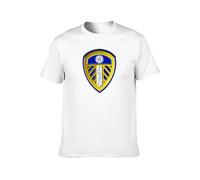 MIAO LI YI Men's Fashion T Shirts Leeds United Association Football Club Cool and Breathable White 3XL