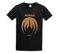 MIAO LI YI Men's Fashion T Shirts Magma Mechanical Destructive Command Band Do not Bleach Black XL