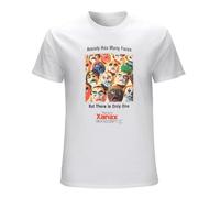 MIAO LI YI Xanax Has Many Faces T-Shirt Men Graphic T Shirts Mens Cotton T Shirts Blank T Shirts White M
