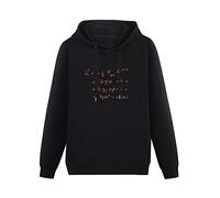 MIAOCHEN Lagrangian Of The Standard Model Cotton Pullover Long Sleeve Hoody Sweatshirts Black M