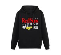 MIAOCHEN Mens Initial D Pullover Hoodys Initial D Akagi RedSuns Hoody Hoodie Shirt Streetwear Graphic Cute Men Hoodie Black M