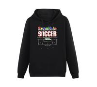MIAOCHEN Sensible Soccer Hoody Custom Pullover Hoodys Design Your own Heavyweight Pullover Hoodys Mens Pullover Hoody Black L
