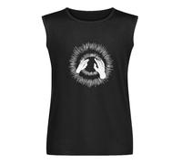 MIAOCHEN Sleeveless Men's Godspeed You Emperor T-Shirt Print Tees T Shirt O Neck Black M