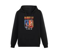 MIAOCHEN Sweatshirt hoodie Rocky 4 Boxing Main Event Balboa Versus Ivan Drago 1985 Poster Unisex Adult size Black 3XL