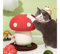 MIAOFAIRY Red Mushroom Cat Scratcher