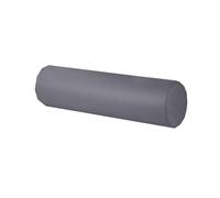 Miaogoo Round Shaped Long Bolster Pillow with Stain-Resistance, Waterproof Supportive Roll Pillow, Comfortable Removable Backrest Cushion (Dark Grey,10 * 40cm)