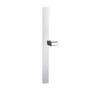 Miaogoo Square Shower Riser Rail, Bathroom Round Shower Slide Bar Wall Mounted, 360° Rotatable 60cm Adjustable Shower Head Holder Slider Rail, Shower Rail Kit 65cm (60cm,Square - Chrome Silver)