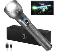 MIAOKE 250,000 Flashlights High Lumens, IPX7 & Zoomable XHP-90 Led Super Bright Rechargeable Flashlight with 3 Lighting Modes, Flashlights for Home, Hunting, Camping, Emergencies-Best Gift for Man