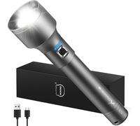 MIAOKE 250,000 Flashlights High Lumens, IPX7 & Zoomable XHP-90 Led Super Bright Rechargeable Flashlight with 3 Lighting Modes, Handheld Flashlights for Home, Hunting, Camping, Emergencies