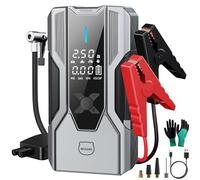 MIAOKE 8000A Jump Starter Power Pack,Car Jump Starter12V,150PSI Air Compressor,Matching Nozzle Set, Smart Point Flower Clip,Inflatable Tube，Suitable For Diesel Vehicles, Cars motorbikes, Balls