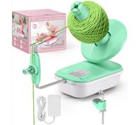 MIAOKE Electric Yarn Winder,High Speed Yarn Ball Winder Three Gears Adjustable 4-10oz Large Automatic Winder for Crocheting Convenient and Easy Use, for Knitting Enthusiast, Green