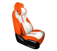 MIAOLISI Car Seat Cover Set For Fiat For Punto 2000-2011 Car Seat Support Cover Cushions Protecto Interior Full Set Automobiles Custom Leather(Orange,SE)