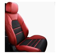 MIAOLISI Car Seat Cover Set For M&ercedes For W211 2005-2009 Car Seat Support Cushions Protecto Leather Cover Interior Full Set Custom(Red)