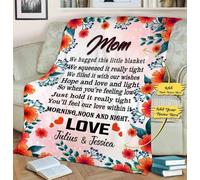 MIAOMANSENSTORE Customized Name Loving Letter Thank For All You Do Fleece Blanket Gift For Memaw Fleece Blanket