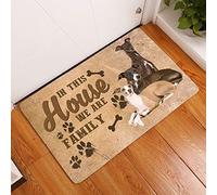 MIAOMANSENSTORE Door mat indoor Amazing Italian Greyhound Family Dog Doormat, Italian Greyhound Dog Lovers Home Decorative Welcome Doormat Home Decor