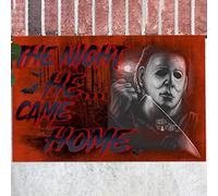 MIAOMANSENSTORE Door mat indoor The Night He Came Home Michael Myer Halloween Decorative Doormat, Halloween Home Decorative Welcome Doormat Home Decor, TTha-0171
