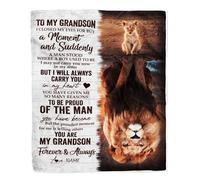 MIAOMANSENSTORE Personalized To My Amazing Bonus Daughter Wolf Blanket From Stepmother Moon Wolf Stepdaughter Birthday Graduation Christmas Customized Fleece Blanket