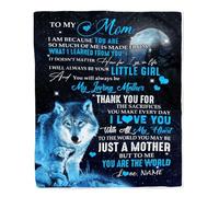 MIAOMANSENSTORE Personalized To My Bonus Daughter Blanket From Stepmom Never Forget How Much I Love You Butterfly Stepdaughter Birthday Christmas Customized Fleece Blanket