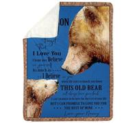 MIAOMANSENSTORE Personalized To My Daughter Blanket From Dad Father Being Your Dad Is My Happily Ever Daughter Birthday Graduation Christmas Customized Fleece Blanket