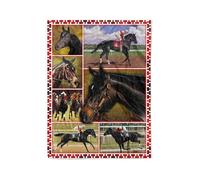 MIAOMANSENSTORE Personalized To My Daughter Blanket From Mom Dad Father Wood Be Brave Have Courage Love Life Daughter Birthday Graduation Christmas Customized Fleece Blanket