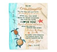 MIAOMANSENSTORE Personalized To My Daughter Blanket From Mom Dad Never Forget How Much I Love You Butterfly Daughter Birthday Christmas Customized Fleece Blanket