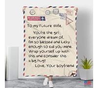 MIAOMANSENSTORE Personalized To My Daughter Gifts From Mom Dad Mother Blanket Moon Elephant Birthday Gifts Graduation For Daughter Christmas Customized Fleece Blanket