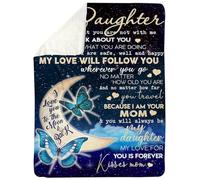 MIAOMANSENSTORE Personalized To My Fiancée Blanket From Fiancé Big Hug Air Mail Letter Fiancée Birthday Anniversary Valentines Bed Fleece Blanket