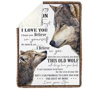 MIAOMANSENSTORE Personalized To My Girlfriend Blanket From Boyfriend Wood Laugh Love Live Big Hug Girlfriend Birthday Valentines Christmas Customized Fleece Blanket