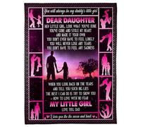 MIAOMANSENSTORE Personalized to My Goddaughter Blanket from Godmother Godfather Wood Laugh Love Live Believe Goddaughter Birthday Christmas Fleece Blanket