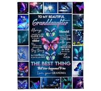 MIAOMANSENSTORE Personalized To My Godmother Blanket From Godchild Thank You Grateful Love Godmother Birthday Mothers Day Christmas Customized Gift Fleece Blanket