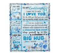 MIAOMANSENSTORE Personalized To My Godson Blanket From Godmother Aunt Always Remember I Love You Horse Godson Birthday Graduation Christmas Customized Fleece Blanket