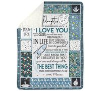 MIAOMANSENSTORE Personalized To My Granddaughter Blanket From Grandma Gigi Wood I Love You It A Big Hug Granddaughter Birthday Graduation Christmas Customized Fleece Blanket