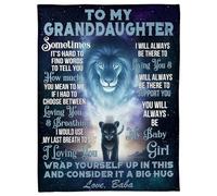 MIAOMANSENSTORE Personalized To My Grandson Blanket From Grandma Papa This Old Elephant Love You Grandson Birthday Gifts Graduation Christmas Customized Fleece Blanket
