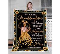 MIAOMANSENSTORE Personalized To My Grandson Gifts Blanket From Grandma Papa Wolf My Only Wish For You Grandson Birthday Gifts Graduation Christmas Customized Fleece Blanket