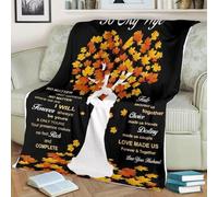 MIAOMANSENSTORE Personalized To My Nephew Blanket From Aunt Auntie Uncle I Am Always With You Wolf Nephew Birthday Graduation Christmas Customized Bed Fleece Blanket