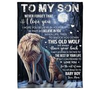 MIAOMANSENSTORE Personalized To My Nephew Gift Blanket From Aunt Uncle Sometimes It's Hard Elephant Nephew Birthday Gifts Graduation Christmas Customized Fleece Blanket