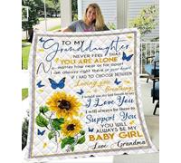 MIAOMANSENSTORE Personalized to My Niece Blanket from Aunt Auntie Life Gave Me The Gift of You Sunflower Niece Birthday Thanksgiving Christmas Customized Fleece Blanket