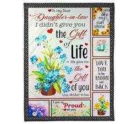 MIAOMANSENSTORE Personalized To My Niece Blanket From Aunt Auntie Uncle Butterfly Laugh Love Live Niece Birthday Christmas Customized Fleece Blanket